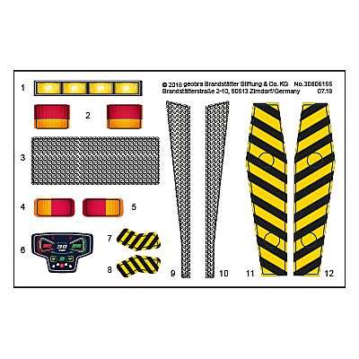 30806155_sparepart/Etikett 9500 "Pistenraupe"